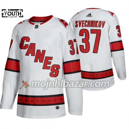 Dresovi Carolina Hurricanes Andrei Svechnikov 37 Adidas 2019-2020 Bijela Authentic - Dječji Dresovi Carolina Hurricanes Andrei Svechnikov 37 Adidas 2019-2020 Bijela Authentic - Dječji